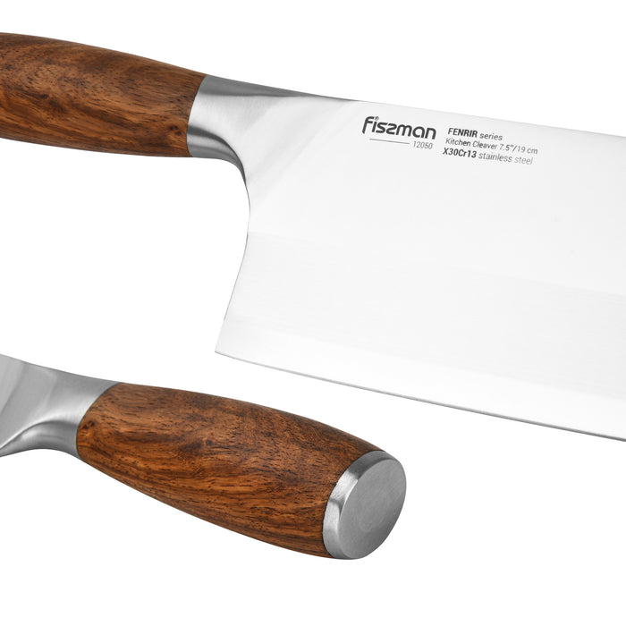 7.5'' Butcher Knife Kitchen Cleaver Fenrir Series (420J2 steel)