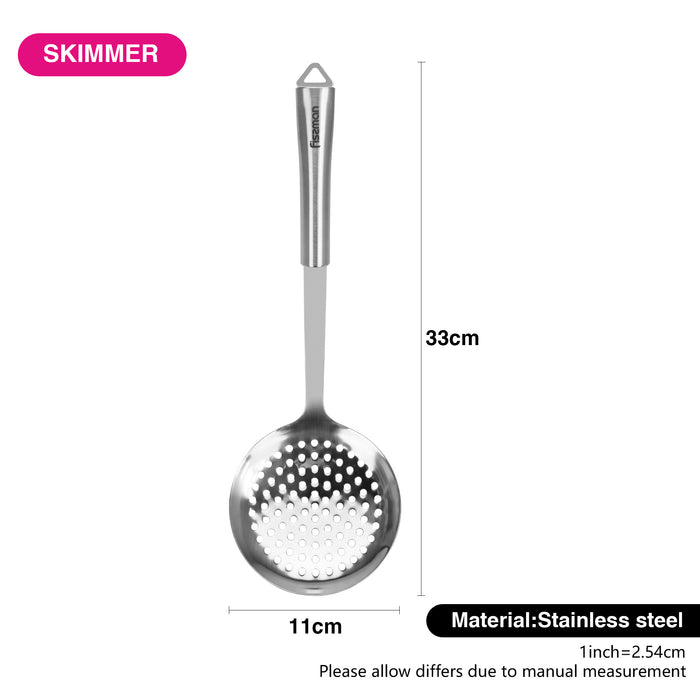 Skimmer Bergamo 33cm Stainless Steel
