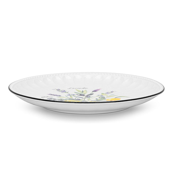 2-Piece Plates 26cm Lemon Provence Porcelain