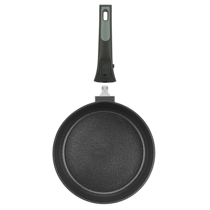 Deep Frying Pan 28cm With Detachable Handle BRILLIANT with Aluminum and Non Stick Coating
