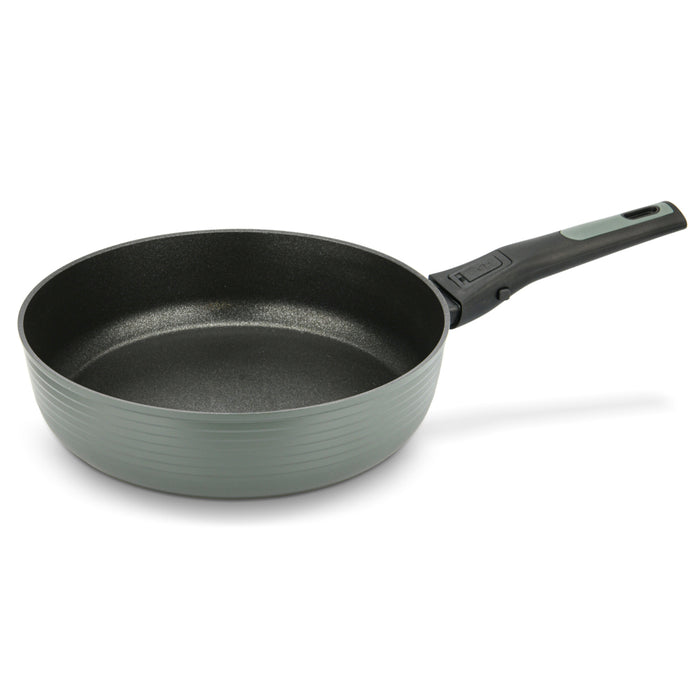 Deep Frying Pan 28cm With Detachable Handle BRILLIANT with Aluminum and Non Stick Coating