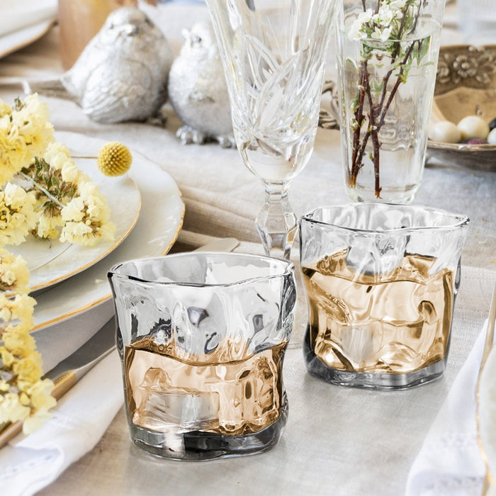2-Piece  Whiskey Glasses 260ml Glass