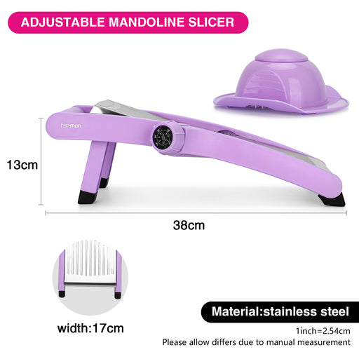Adjustable Mandoline slicer PROFI 38x17x13 cm Purple