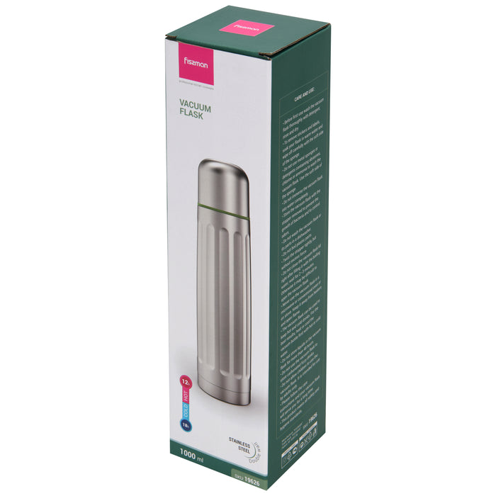 Stainless Steel Flask 12-Hour Insulation (1000ml)
