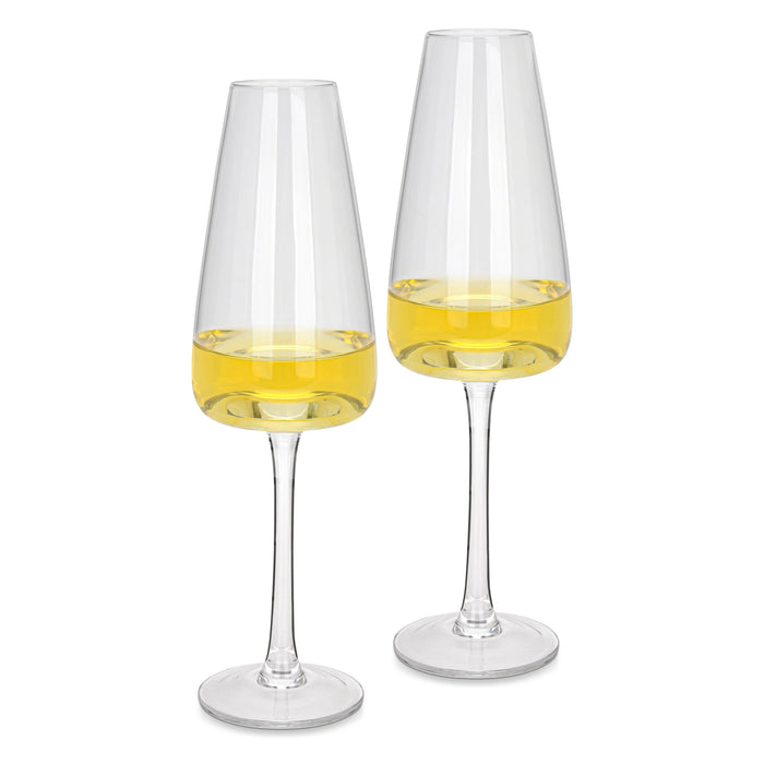 Set of 2 Champagne Glasses 230 ml (Glass)