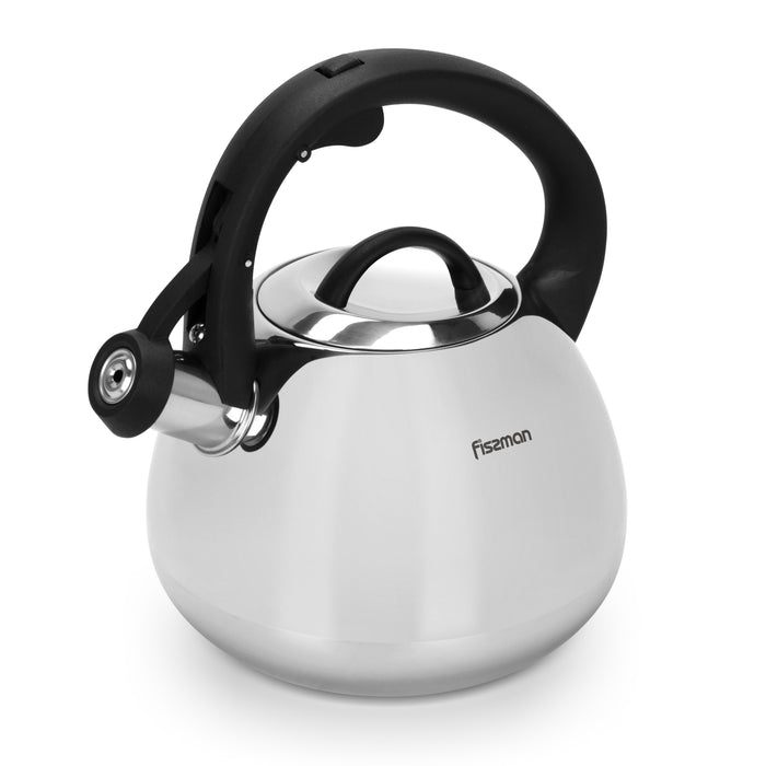 Whistling Kettle 2.5LTR Stainless Steel Aquarius