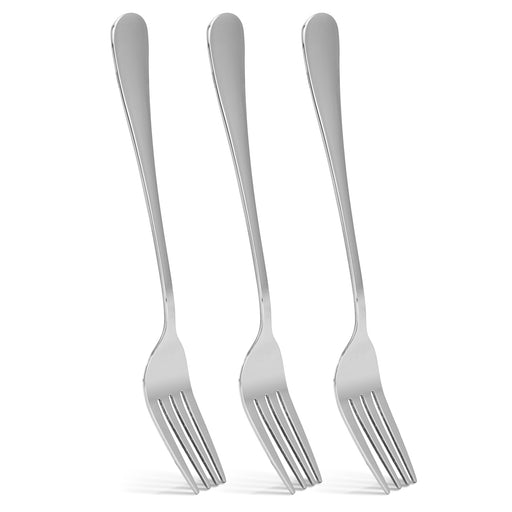 3-Piece Dessert Forks Flavia 17cm Stainless Steel