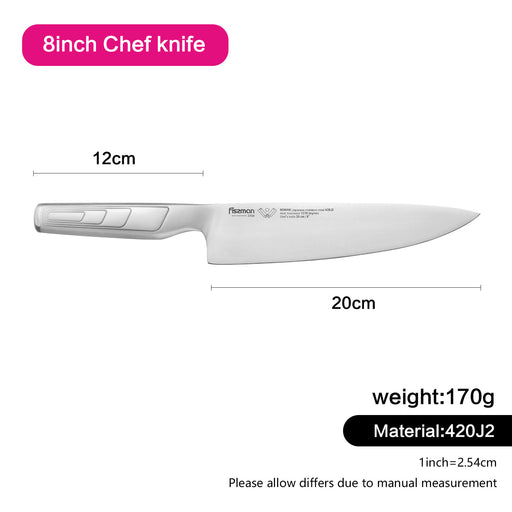 Chef Knife 8 inch Japanese Stainless Steel 420J2 NOWAKI