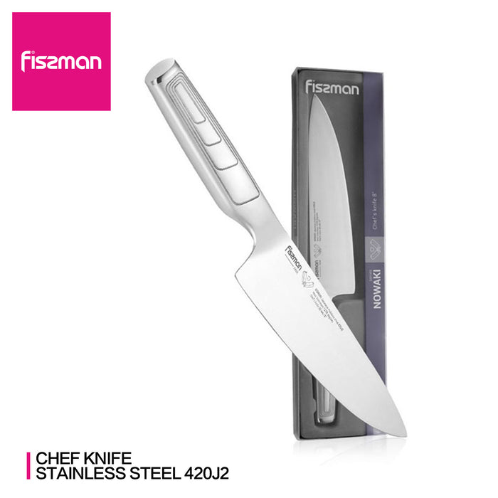 Chef Knife 8 inch Japanese Stainless Steel 420J2 NOWAKI