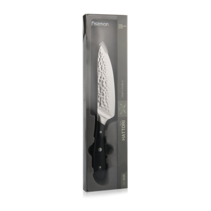 Chefs Knife HATTORI with hammered Japanese Stainless Steel 6-inch