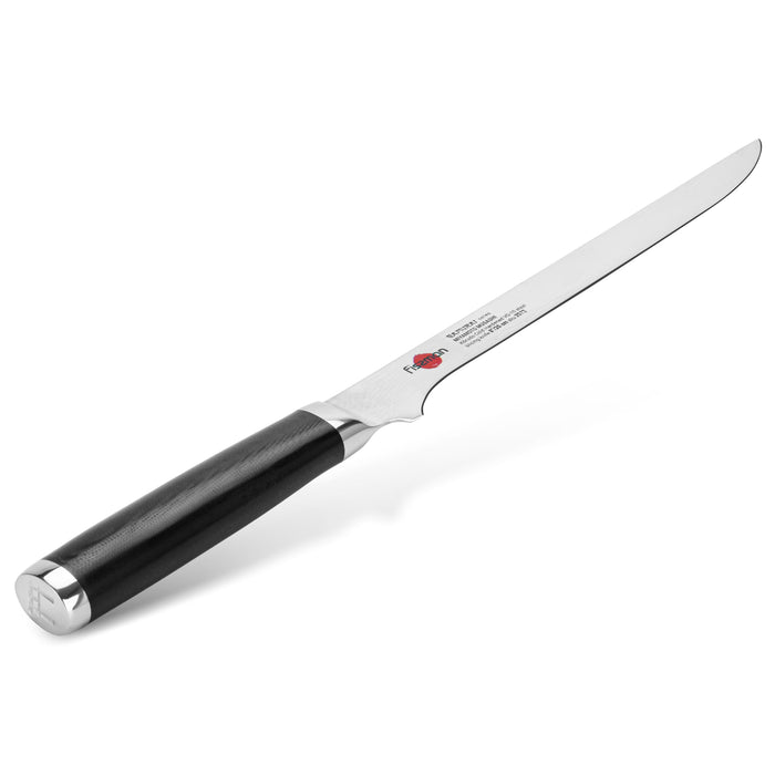 8" Slicing Knife SAMURAI MUSASHI 20cm (Steel DAMASCUS)
