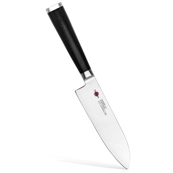 5.5" Santoku Knife SAMURAI MUSASHI 14cm (Steel DAMASCUS)
