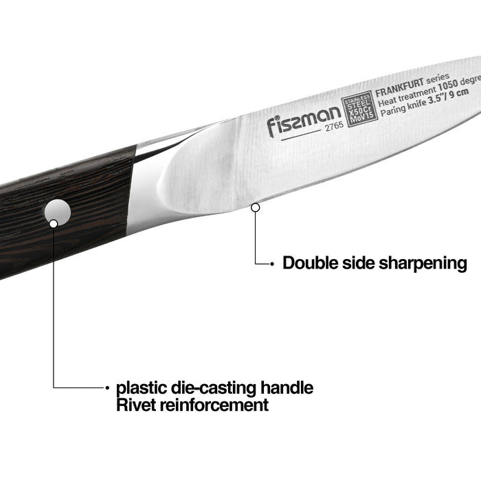 3.5'' Paring Knife FrankFruit (steel X50Cr15MoV)