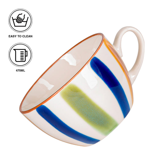 470ml Mug Porcelain with Elegant And Minimalist Design