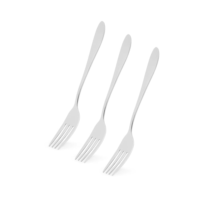 3-Piece Dinner Forks Floy 20cm Stainless Steel