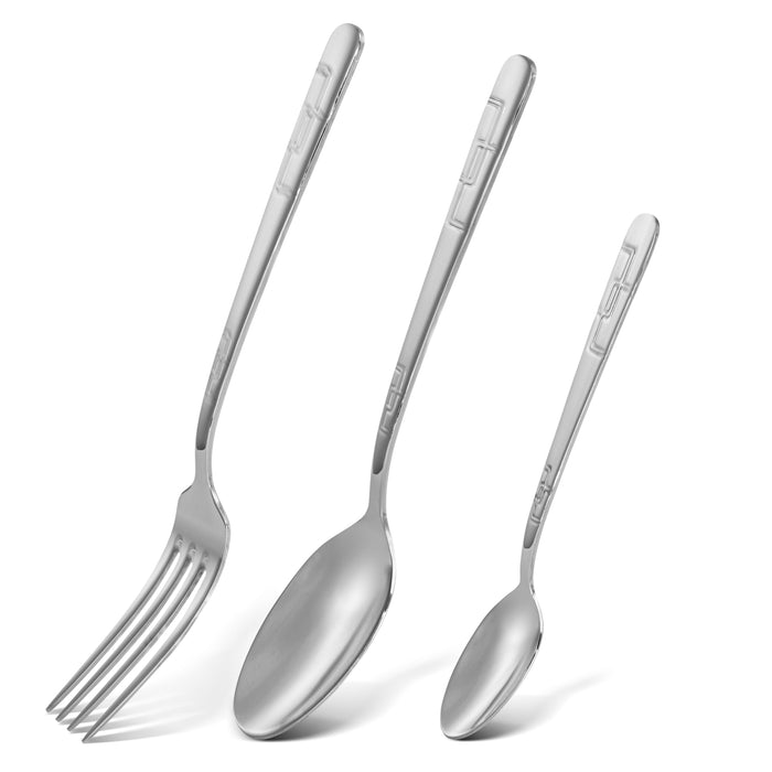 18-Piece Turin Cutlery Set Stainless Steel