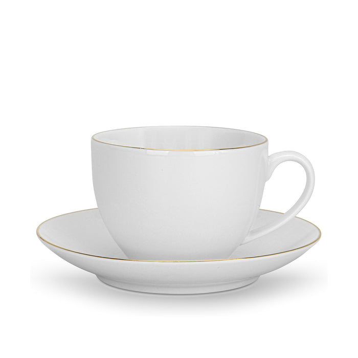 2-Piece Cups FLOREE 270ml with Saucers (New Bone China)