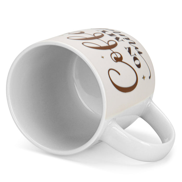 2-Piece Mugs 310ml Coffee On My Mind New Bone China
