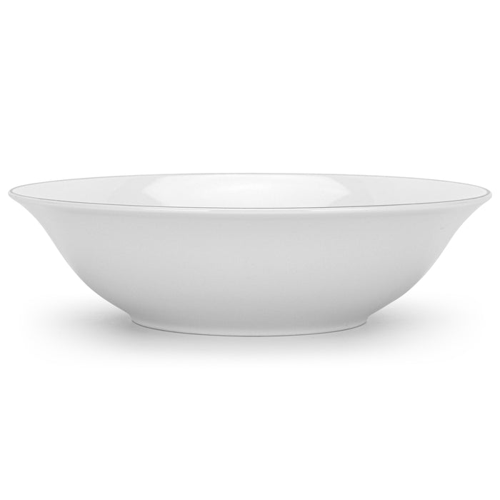 Salad Bowl 23cm Milky White Porcelain Aleksa Series