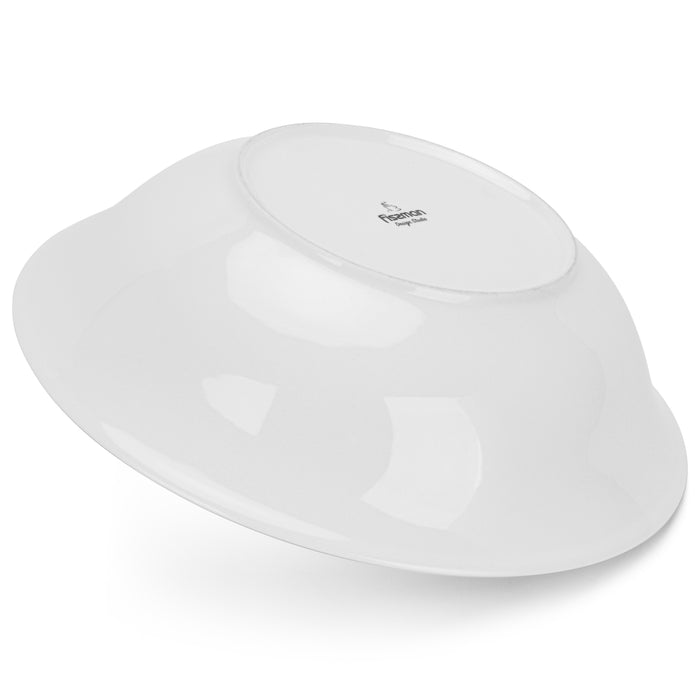Salad Bowl 23cm Milky White Porcelain Aleksa Series