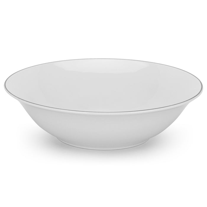 Salad Bowl 23cm Milky White Porcelain Aleksa Series