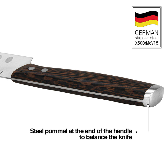 5'' Santoku Knife Ferdinand (X50CrMoV15 steel)