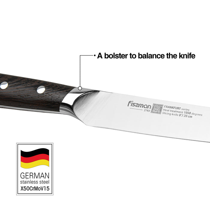 8'' Slicing Knife FrankFruit (steel X50Cr15MoV)