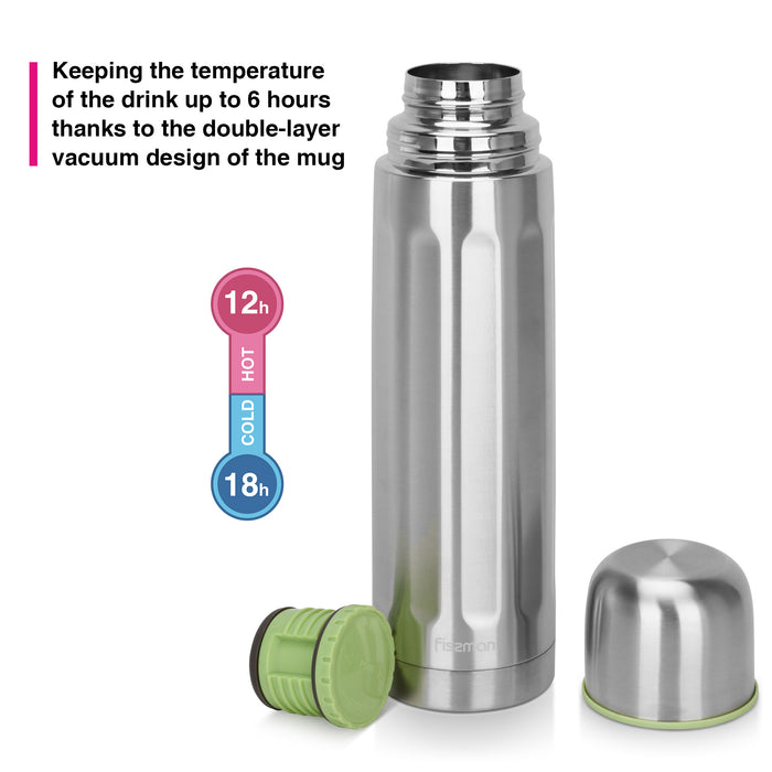 Stainless Steel Flask 12-Hour Insulation (750ml)