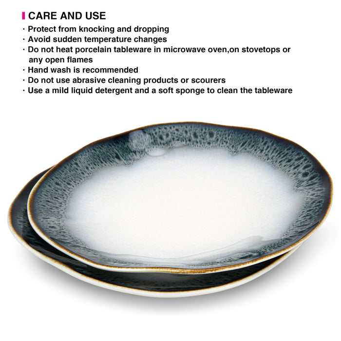 Set of 2 Plates GALACTICA 21 cm (Porcelain)