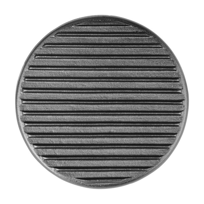 Round Grill Press 24cm with Bakelite Knob Cast Iron