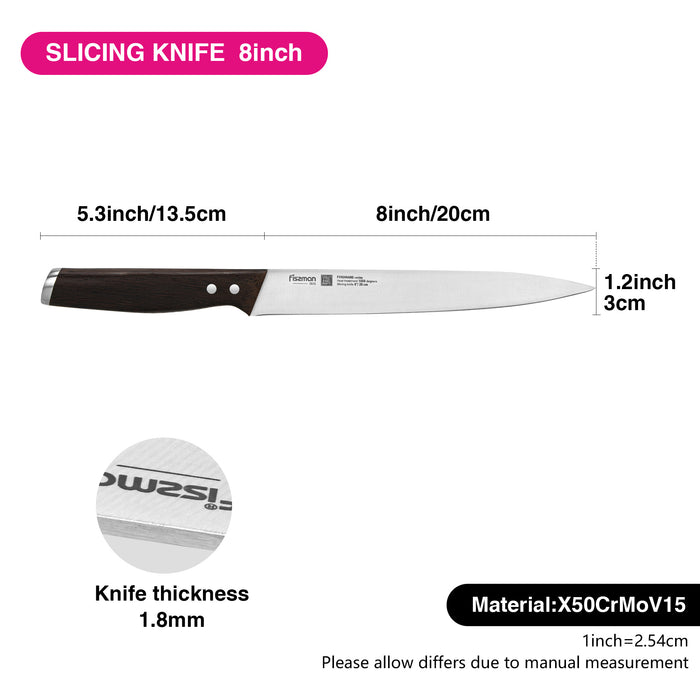 8'' Slicing Knife Ferdinand (X50CrMoV15 steel)