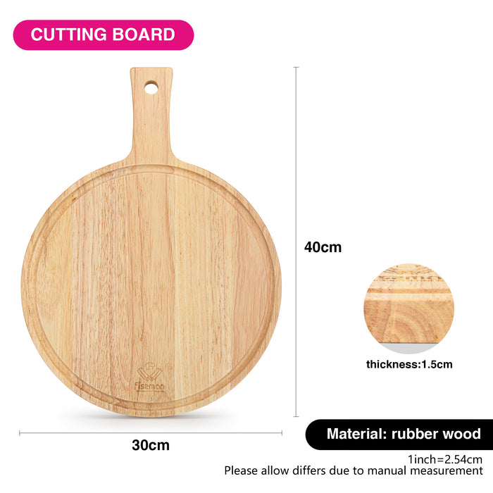 Fissman Cutting Board Rubber 30cm Hovea Wood