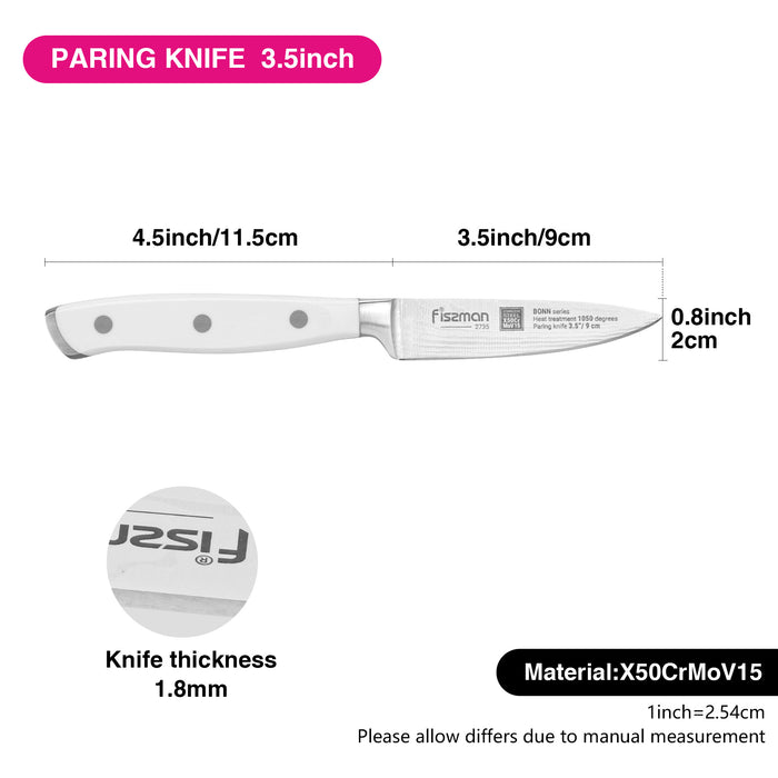 3.5'' Paring Knife Bonn (X50CrMoV15 steel)
