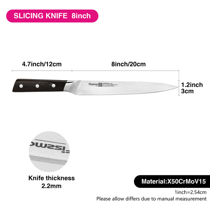8'' Slicing Knife FrankFruit (steel X50Cr15MoV)