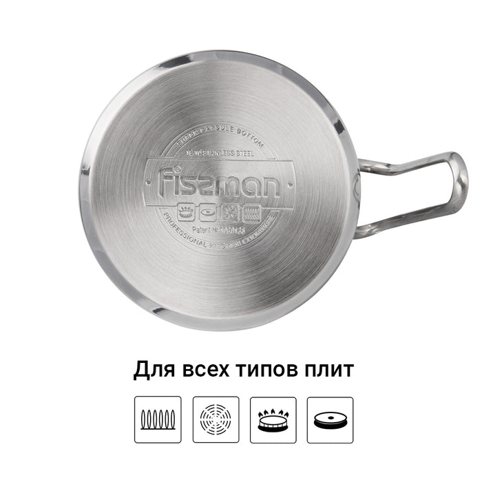 Stainless Steel Milk Pot 1.5L (14cm) Silver
