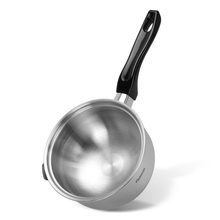 Saucepan 16cm/0.95LTR Double Wall Bain-Marie Without Lid Stainless Steel