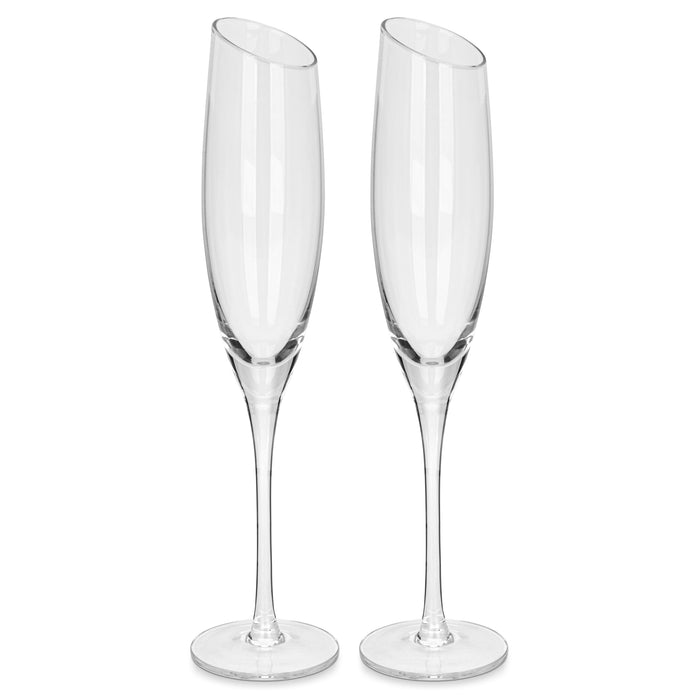 Set of 2 Champagne Glasses Set 190 ml (Glass)