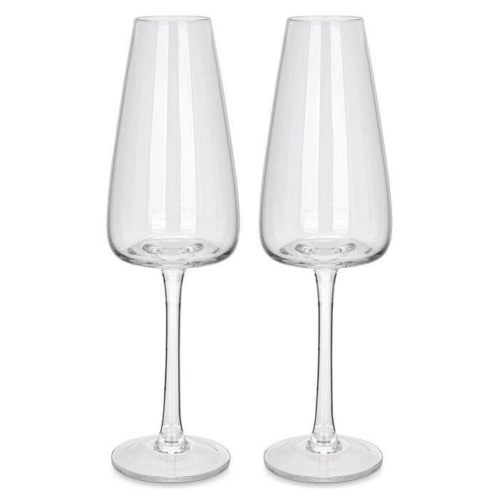 Set of 2 Champagne Glasses 230 ml  (Glass)