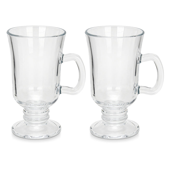 2-Piece Irish Coffee Glass Mugs 250ml