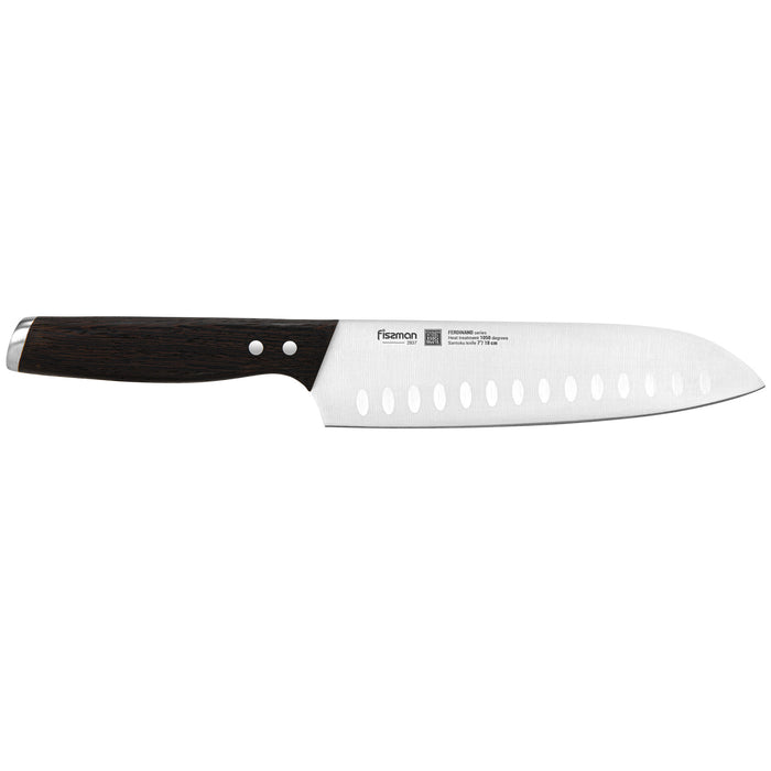 7'' Santoku Knife Ferdinand (X50CrMoV15 steel)