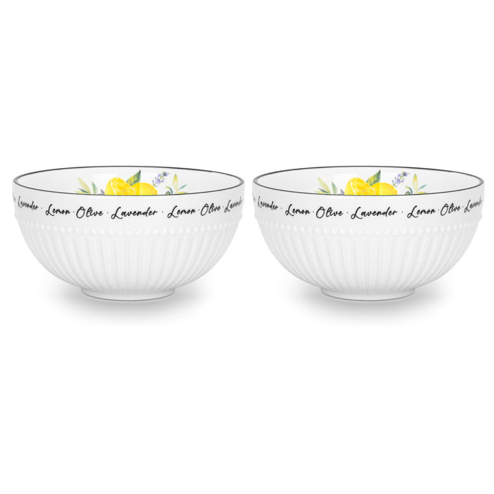 2-Piece Bowl Lemon Provence 12cm Porcelain