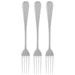 3-Piece Dinner Forks Flavia 20cm Stainless Steel