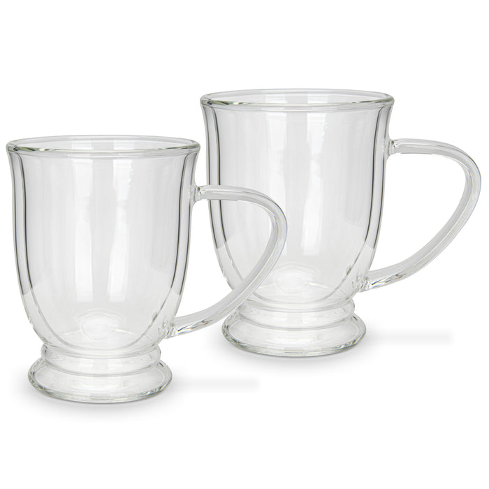 2-Piece Double Wall Mugs 270 ml (Borosilicate Glass)