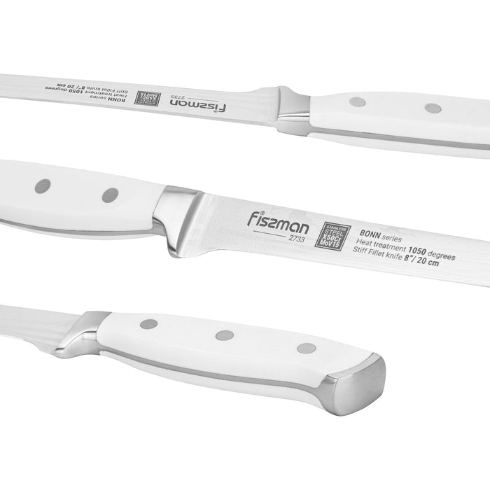 8'' Stiff Fillet Knife Bonn (X50CrMoV15 steel)