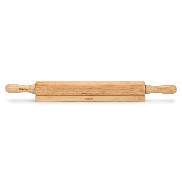 Rolling Pin 50cm With Wooden Stand Rubber Wood