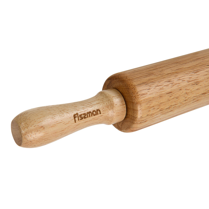 Rolling Pin 50cm With Wooden Stand Rubber Wood
