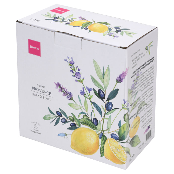 Salad Bowl Lemon Provence Porcelain 20cm