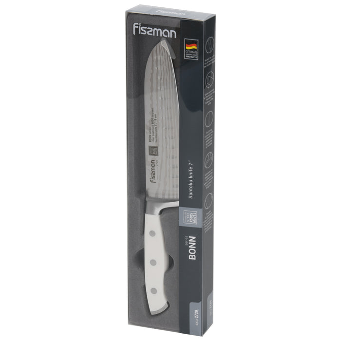 7'' Santoku Knife Bonn (X50CrMoV15 Steel)