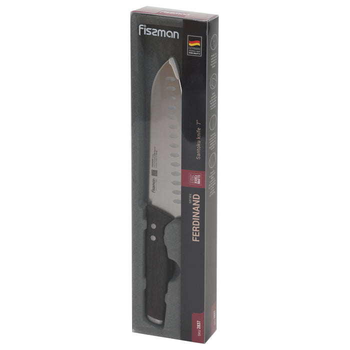 7'' Santoku Knife Ferdinand (X50CrMoV15 steel)