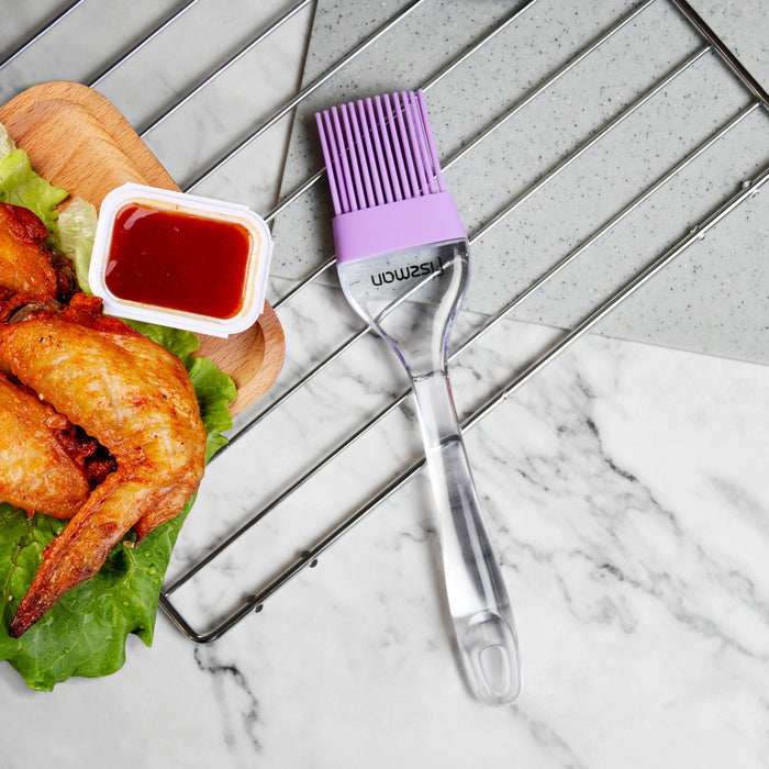 Basting Brush 22cm Silicone/Purple